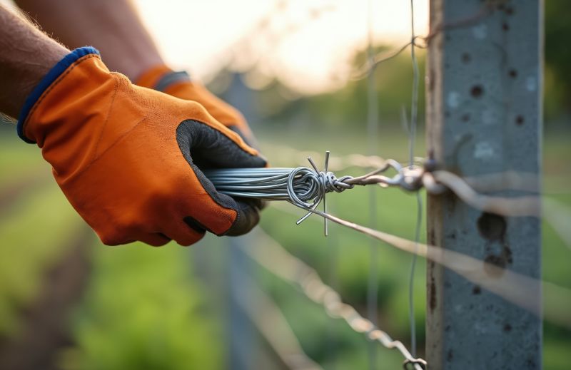 Barbed Wire Fence Replacement