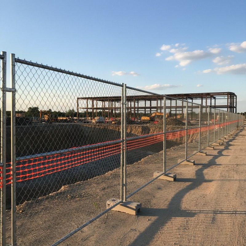 Commercial Fence Construction detail