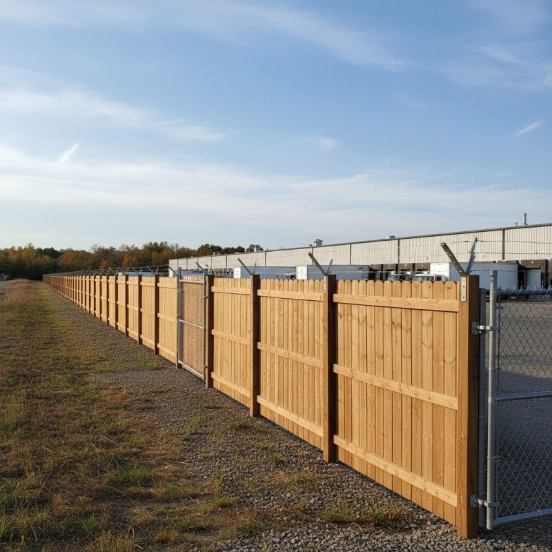 Security Fence Installation detail